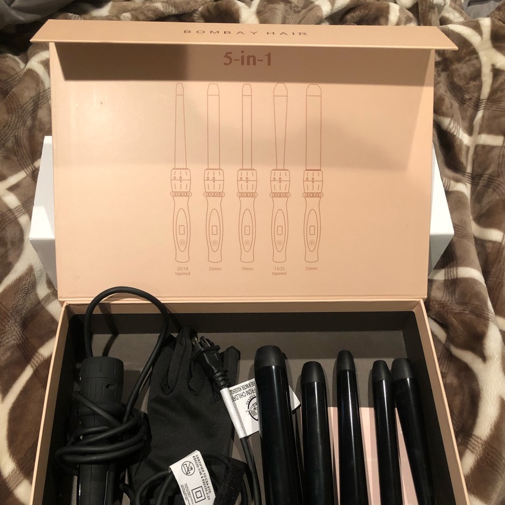 Bombay hair 5 in 1 curl wand